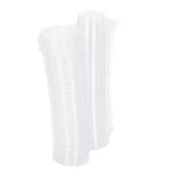 100PCS Wax Melt Molds Calmshell PET Separate Transparent Hanging Hole Empty Wax Melt Container for V1294-YM0710-3117230277411