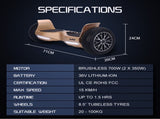 BULLET SX-4000 Hoverboard Scooter, 700W Brushless, UL Certified, AU Compliant, 8.5" Wheels, Superior V219-TOYHVBBL8BZA
