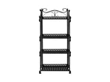 Levede Plant Stand 4 Tiers Outdoor Indoor Black UM1213-4-BK_NZ