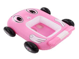 Summer Inflatable Fire Boat Car Shaped Babies Swim Float Boat Pool Float For Kids Pink V1294-YM0703-3111230028313