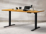 Levede Motorised Standing Desk Adjustable 140cm Natural 1000x 1MM DH4948-140S-BKNT
