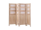 Artiss Room Divider 4 Panel Folding Privacy Screen Partition Rotatable Photo Frame Picture Collage RD-B-1210-3P-NT
