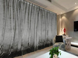 Large Thick Velvet Curtains Warp Knitted Velvet 540x270cmHooks Pinch Pleat Grey V702-CNY8-2-NB-GRAYA1234