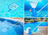 Robot Pool Swimming Pool Maintenance Kit with Vacuum and Pool Skimmer, 5 Handle Handles, Leaf Bag V1237-ZY-528-252