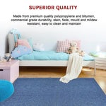 5m2 Box of Premium Carpet Tiles Commercial Domestic Office Heavy Use Flooring Blue V63-826041