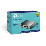 TP-Link TL-SG1005P 5-Port Gigabit Desktop Switch with 4-Port, 5 Gigabit RJ45 ports including 4 V1202-V2-NWTL-SG1005P