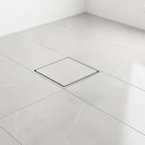 10x10cm Square Shower Drain with Removable Tile Insert Grate Stainless steel 304SS, CUPC Certified V63-955491