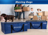 Heavy Duty Moving Bags or Storage Bag, 6 Pack Large Moving Boxes with Backpack Straps, Zippers & V1258-DP02-C-1316