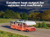 Giantz Diesel Air Heater 12V 5KW LCD Display Remote Control for Car Bus RV Indoor 10L DAH-5KW-BK-GR