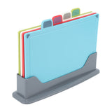 Plastic Cutting Board 4 Colors Rubber Flexible Coded Cutting Board with Storage Stand V1294-YM0901-3118230140111