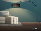 EMITTO Modern LED Floor Lamp Reading Black LI0384-BKBK