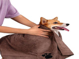 2 Pieces, Microfiber Dog Towel, Dog towels, Microfiber towel, Pet towel, for Daily Pet Care and Home V1189-LC-DG-00190