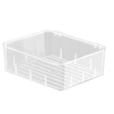 Clear Sock Storage Box Plastic Transparent Partition Design Underwear Drawer Organizer for Storing V1294-YM0901-3117230233211