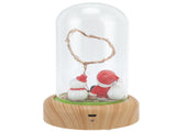 Night Light ABS Material USB Charging 1200 MAh Battery Night Lamp with Dome for Festival Home V1294-YM0901-3113210110411