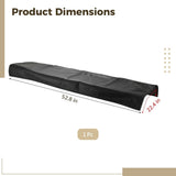 88 Keys Piano Keyboard Dust Cover, Universal Black Waterproof Leatherette Digital Piano Protector V1369-AZ3-W-08867