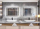 80x80cm Large Square Wall Mount Smart Led Bathroom Mirror Anti Fog Backlit Vanity Mirror V767-XMR-Z28-378-AU