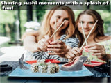 Creative Shark Sushi Plate,Blue Ceramic Shark Plate,Shark Shaped Serving Platter,Food Serving Tray V1189-LWWAL-20260401-07100