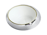 Ball Ice Bucket Plastic Beverage Tub Mirror Party Decor Bucket for Wine Cold Drinks Milky White Gold V1294-YM0710-3118230272711