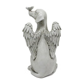 Garden Resin Statue Butterfly Angel Dog Sculpture Pet Dog Memorial Statue for Outdoor Garden Yard V1294-YM0721-10126668