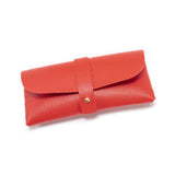 30-Piece Red Chic & Sleek PU Leather Soft Eyeglass Case - Protective Pouch for Sunglasses & Reading V888-ELOSUNG48349