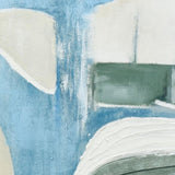 100X100cm Whimsical Whorls Champagne Framed Hand Painted Canvas 3D Wall Art V411-SOK-HMTWF-1-22406JD1