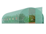 Walk-in Tunnel Greenhouse, 19.4x9.7x7.4 ft Hoop House Greenhouse Tunnel, Plant Hot House with V952-SDXWS20X10X7C44VZV0