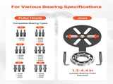 21-in-1 Bearing Puller Set, 21 PCS 3-Jaw Hook Puller for Internal External Bearings and Bearing V952-WYXZSLBQ21JTVSL1A001V0
