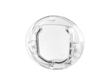 Cat Door with 4 Way Locking Transparent Flap Easy Install Suitable for Cats and Dogs Secure Flap See V1366-AZ2-W-04509