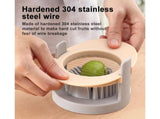 3 In 1 Stainless Steel Cutting Wires Hard Boiled Egg Slicer Cutter Kitchen Tool-Red Green Orange V1263-JX-604