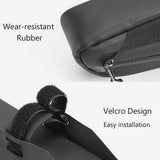Bike Top or Under Tube Bag Reflective Material Road MTB Mountain Commuter Hybrid Ebike Tourer V382-TUBEBAGRBBLK