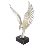 Resin Eagle Figurine Home Decor Abstract Eagle Wing Statue Sculpture Ornament Crafts Office Desk V1294-YM0901-3115240054611