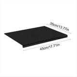 Black Acrylic Cutting Board with Lip, Size 17.7X13.7 Inch, No-Scratches, Kitchen, for Kitchen V1370-AZ4-11661