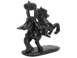 22cm Height Headless Horseman Statue with Pumpkin Horror Headless Horseman Halloween Decor Sculpture V1294-YM0706-3115230097711