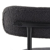 Charcoal Chic Boucle Elsa Dining Chairs V264-DNC-416B-CHL-02-1