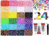 Bedazzling Kit Rhinestones for Crafts & DIY, Resin Flatback Gems Diamond Art Set, Complete Kit V1370-AZ4-15647