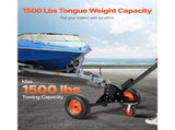 Trailer Dolly, 1500lbs Tongue Weight Capacity, 2 in 1 Trailer Mover with 2 in Ball, 16 in Pneumatic V952-LYSDQYC1500LJYV2YV0