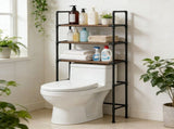 Over-the-Toilet Storage Shelf 3-Tier Bathroom Organizer Rack for Toiletries & Towels V1366-AZ2-W-12806