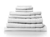Royal Comfort Eden Egyptian Cotton 600 GSM 8 Piece Towel Pack White ABM-231913
