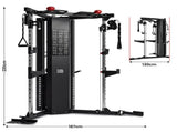 Powertrain Home Gym Station Functional Trainer Power Rack 136kg Weight Stack HYM-JXM-650