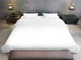 4pc 1000 Thread Count Cotton Rich King Bed Sheet Gift Pack CVC Microfibre Blend in White CVC-10KS-WH