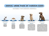 2-Pack Reusable Dog Urine Pads Dog Pee Pads Absorbent Dog Pads Dog Training Pads - Dark Gray / V1107-137-18436-DKG-48IN