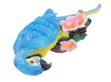 Parrot Sculpture Decoration Indoor Outdoor Resin Macaw Statue Figurine Garden Art Right Blue V1294-YM0901-3115240123012