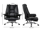 Levede Heavy Duty Office Chair Tall PU Leather High Back Computer Work Seat OF1072-BK-AU
