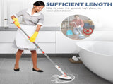3-in-1 Tile and Tub Scrubber with Long Handle and 3 Detachable Replacement Brush Heads, Adjustable V1189-LC-AMZ-00162