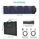 CHOETECH SC007 Solar Panel Portable Charger 80W 18V with USB-C PD 30W V28-ELECHOSC007