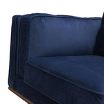 3 Seater Sofa Soft Blue in Soft Blue Velvet Fabric Lounge Set for Living Room Couch with Wooden V43-SOF-YOKBU3S