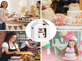 Large Tall Cake Boxes,Disposable Layer Tall Cake Carrier with Window,White Cake Packaging V1189-WXFWAL-20260319-00115