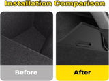New 2025 2026 Model Y Juniper Rear Trunk Bins with Lids 2PCS Refresh Model Y Rear Trunk V1258-DP02-WO-225