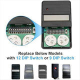 3Pcs 9 or 12 Dip Switch Garage Remote Control GT90-1 G220 MAT90 GT912 AT90 Remote Control Gate V1370-AZ4-08134