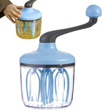 Manual Egg Beater Blue Handheld Butter Mixer Kitchen Baking Tool Accessory V1258-DP02-BOL-281